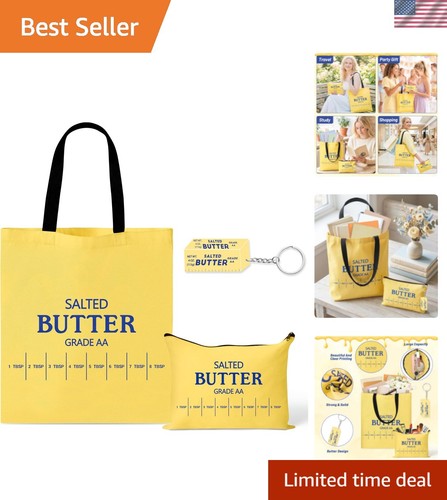 Funny butter canvas bag gift - butter,